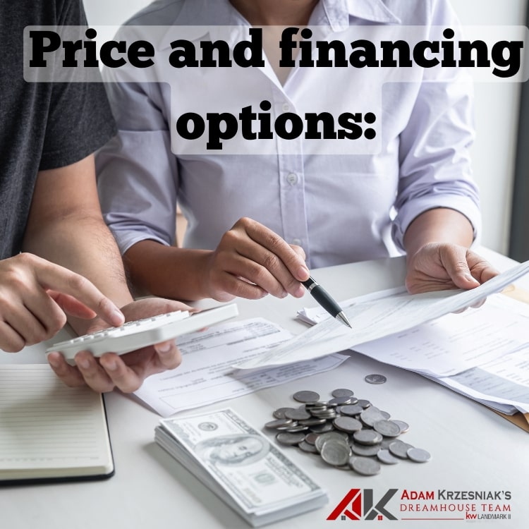 Price and financing options